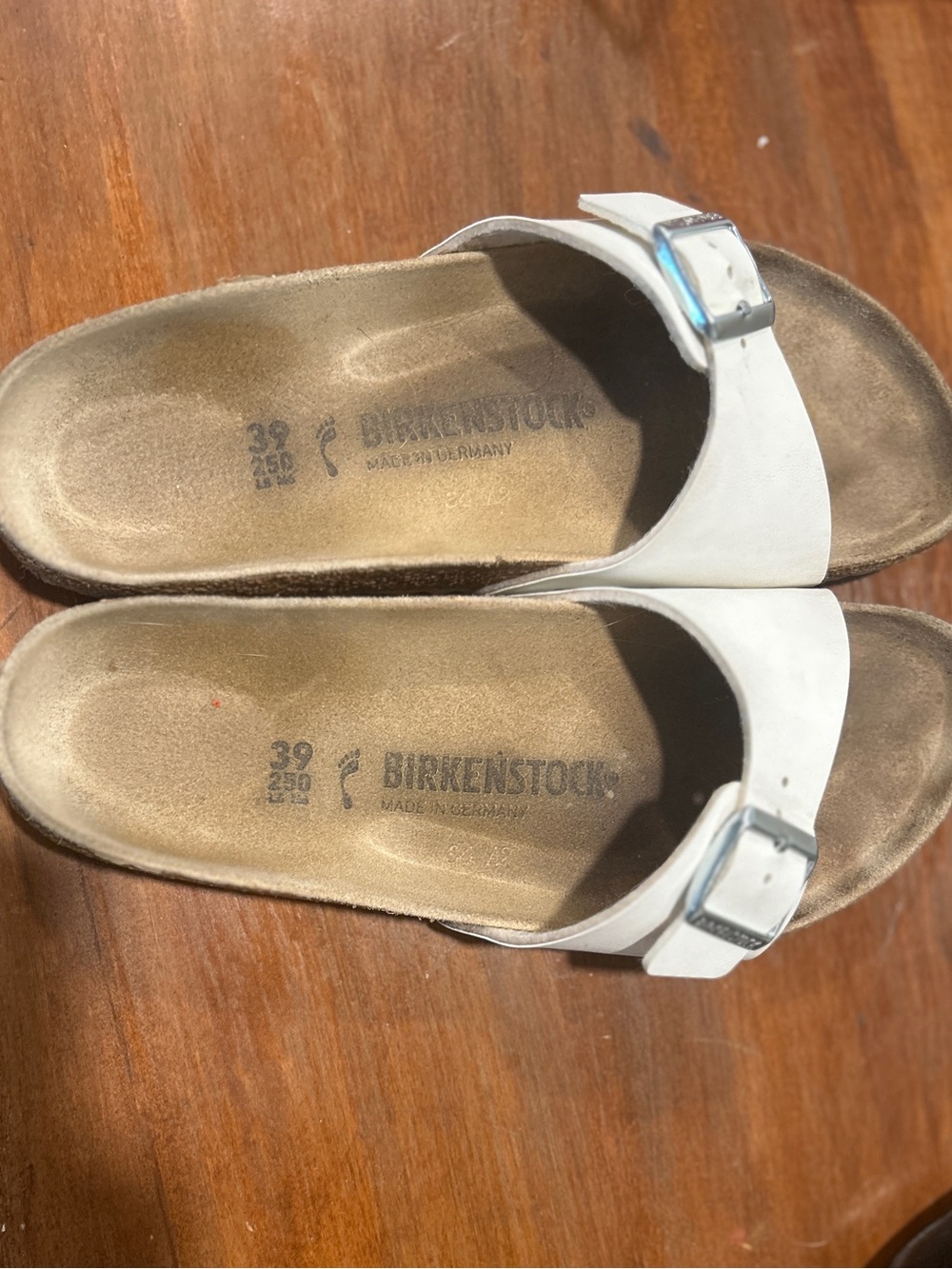 Birkenstock Suede Footbed Sandals in Light Brown
